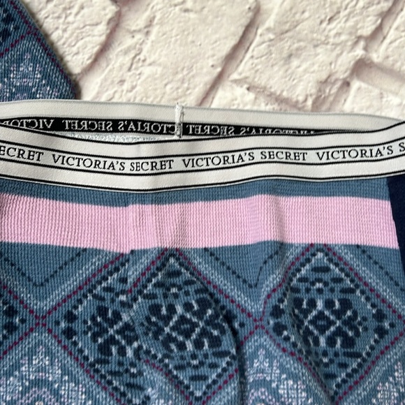 Victoria’s Secret purple navy pajamas set cotton - Picture 4 of 7